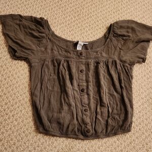 Arizona Jean Company Olive Blouse